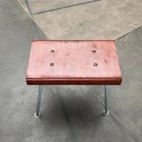 Minimalist stool in Pagwood mid-century, 1960s