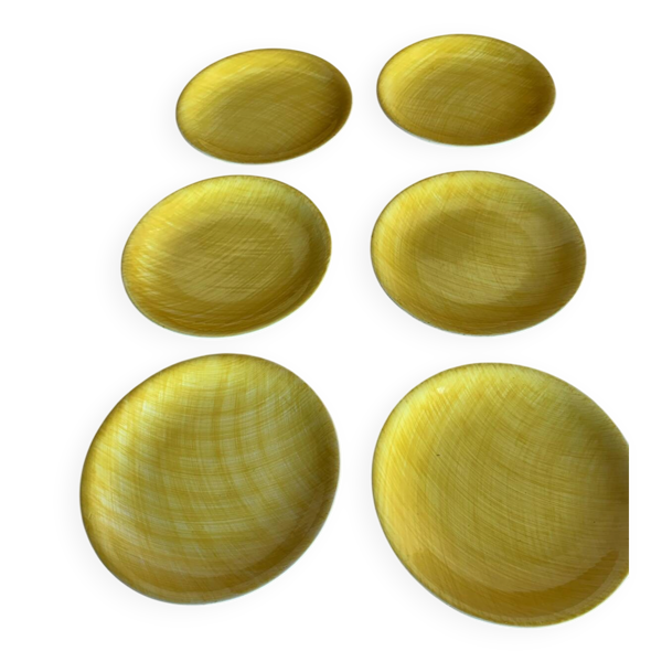 Set de 6 assiettes plates Salins