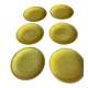 Set de 6 assiettes plates Salins