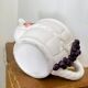 Vintage fruit majolica teapot