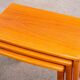 Scandinavian teak nesting coffee tables