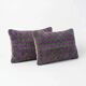 Set of 2 vintage kilim cushion covers 41x61 cm