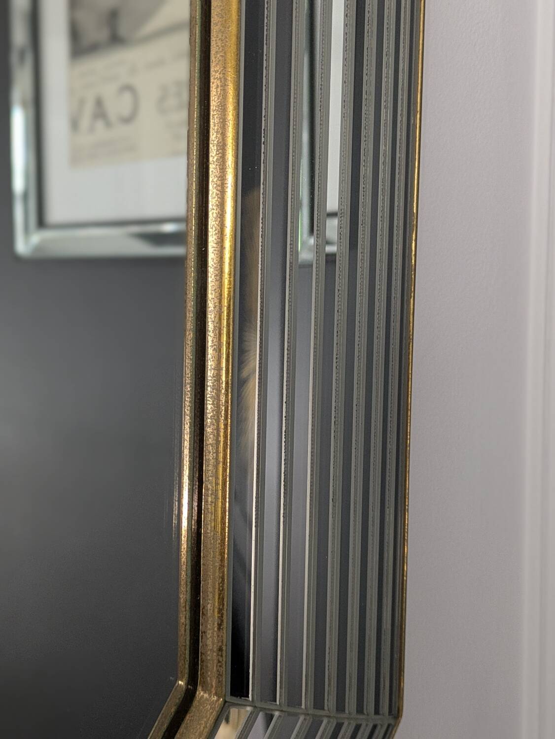 Vintage mirror by Jean Deknudt