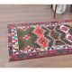 Tapis couloir vintage en laine et coton turc noué à la main 82x380