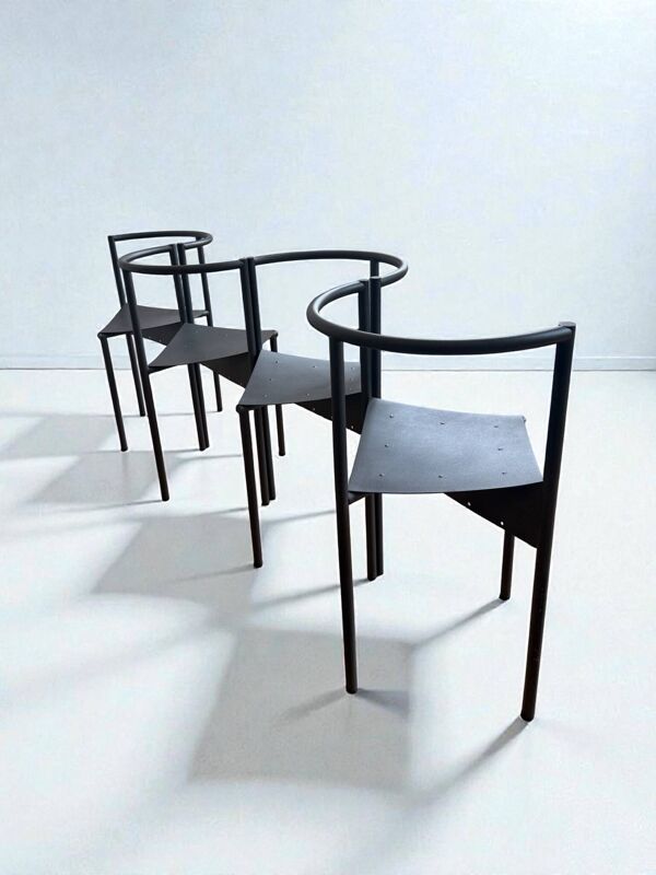 Fauteuils Wendy Wright de Philippe Starck pour Disform, 1986, lot de 4