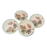 Set of 10 art nouveau plates