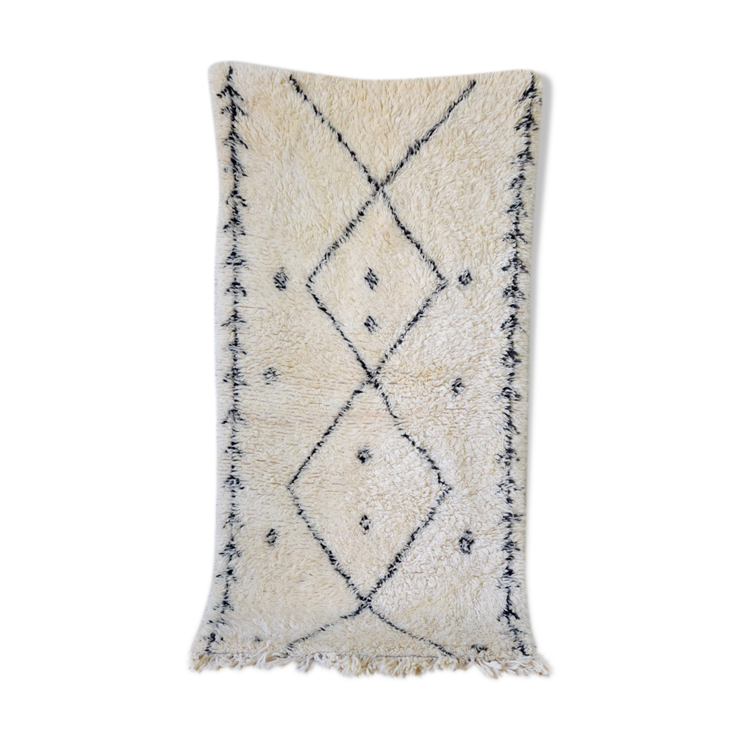 Tapis beni ourain 104x205cm