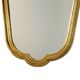 Mid Century Gold Baroque Mirror Crested Mirror Resin Acanthus