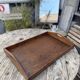 Large serving platter in solid oak