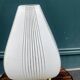 Pair of bedside lamps, glass and brass, 1950