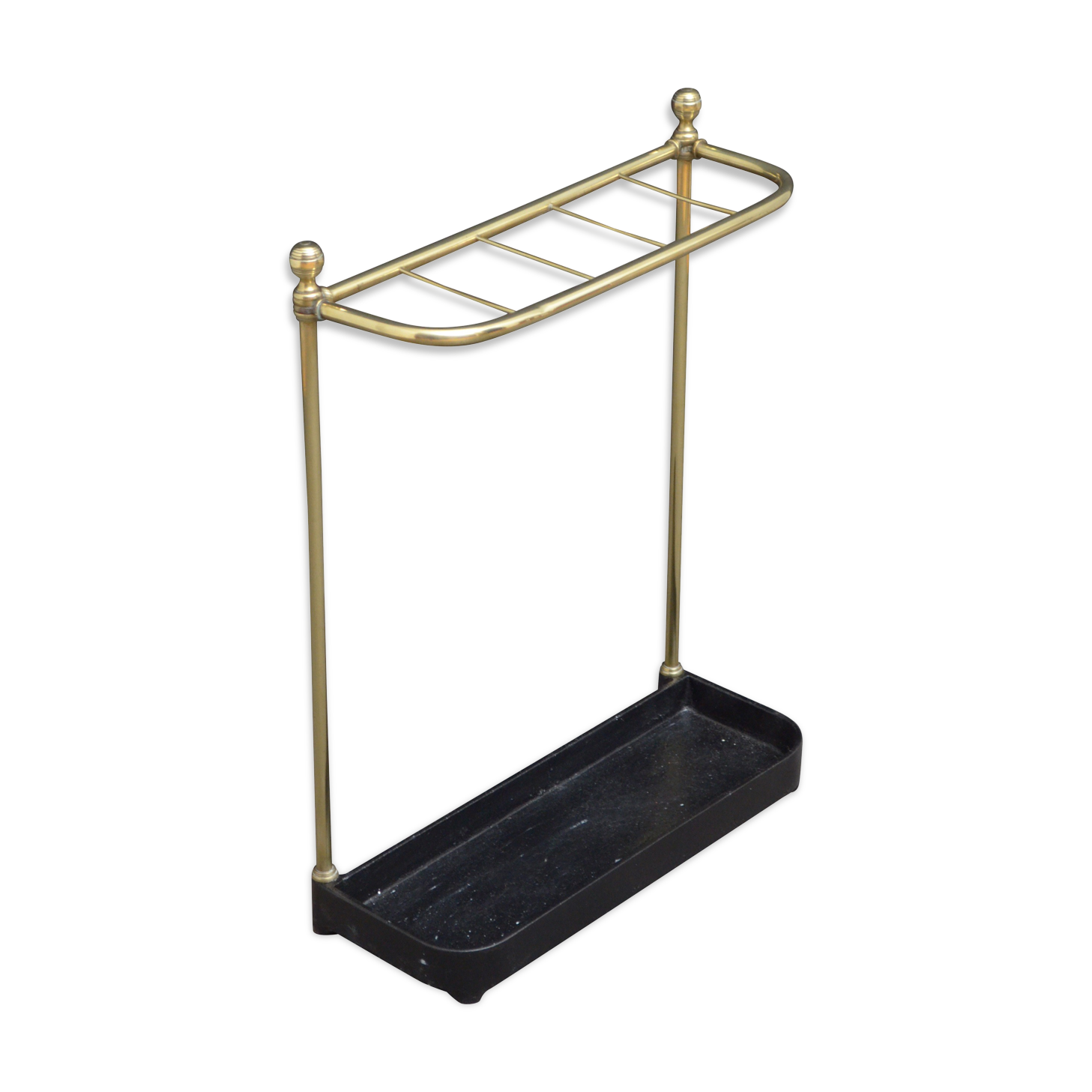 Fine victorian brass umbrella stand