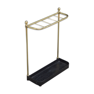 Fine victorian brass umbrella stand