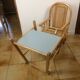 Chaise haute cannage