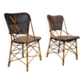 2 x Yamakawa CD-672 chair by Yuzuru Yamakawa / Yamakawa Rattan