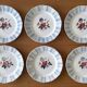 6 large flat antique plates in Sarreguemines earthenware