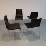 Set of 4 vintage Biliani kitchen chairs