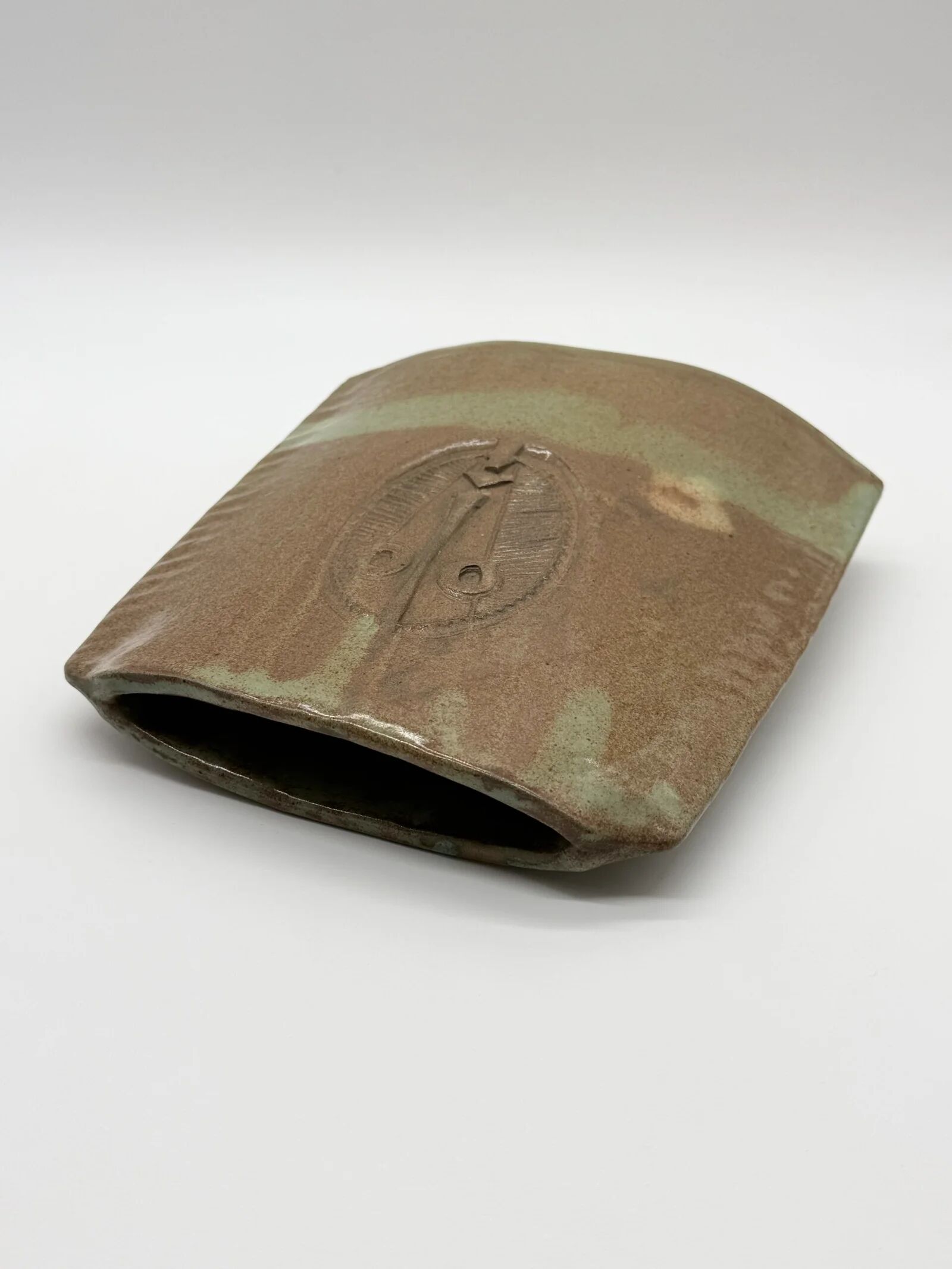 "Totem" vase signed by Anthony Pitot – unique piece, 1980s