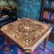 Mid-Century Italian Marquetry Multi-Game Table in Walnut & Mahogany, c. 196