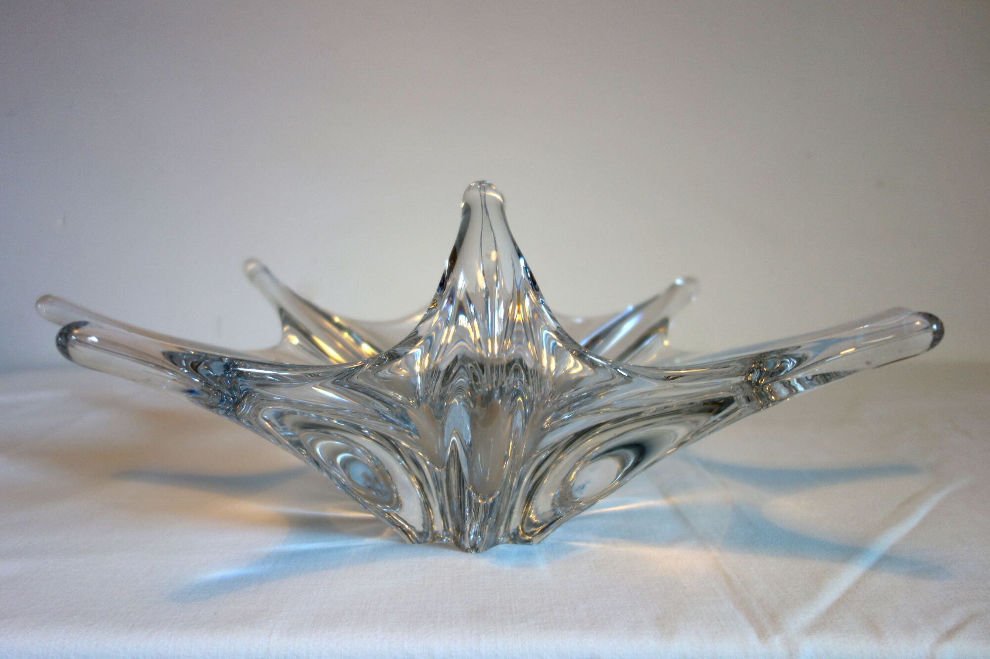 Old crystal fruit cup of Baccarat