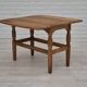 1970s, Danish design by Henning Kjærnulf for EG Kvalitetsmøbel, foldable sofa table, oak.