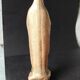 Golden Virgin Mary – Antique patinated plaster statue