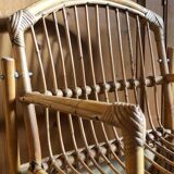 Rattan high chair