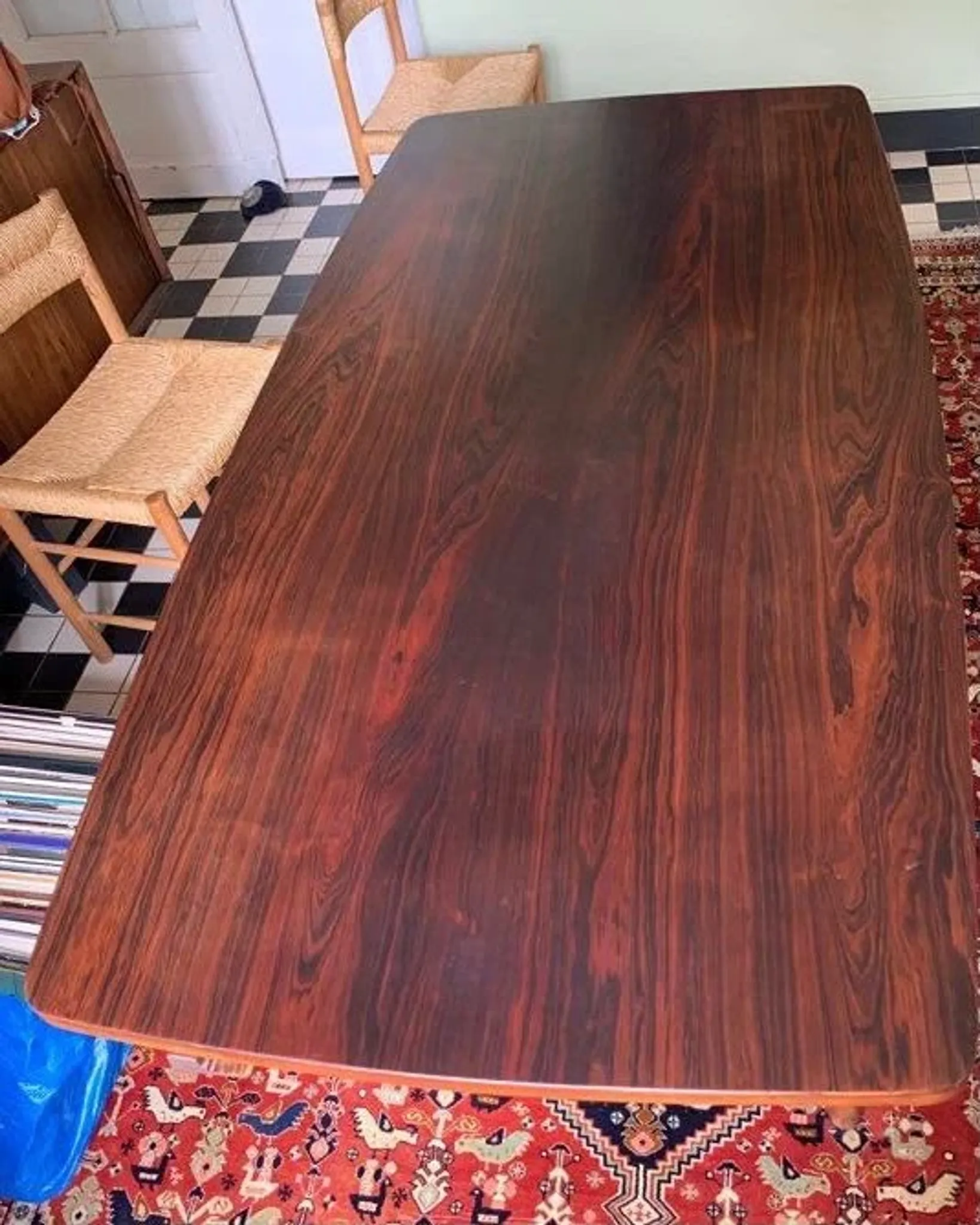 table a manger Bruno Hansen palissandre