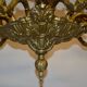 Louis XV style chandelier in bronze