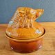 Vintage Ceramic Wild Boar Head Terrine, Game Serving Dish