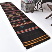 2x10 Antique Turkish Vintage Kilim Runner Rug 61x302Cm SK 243477
