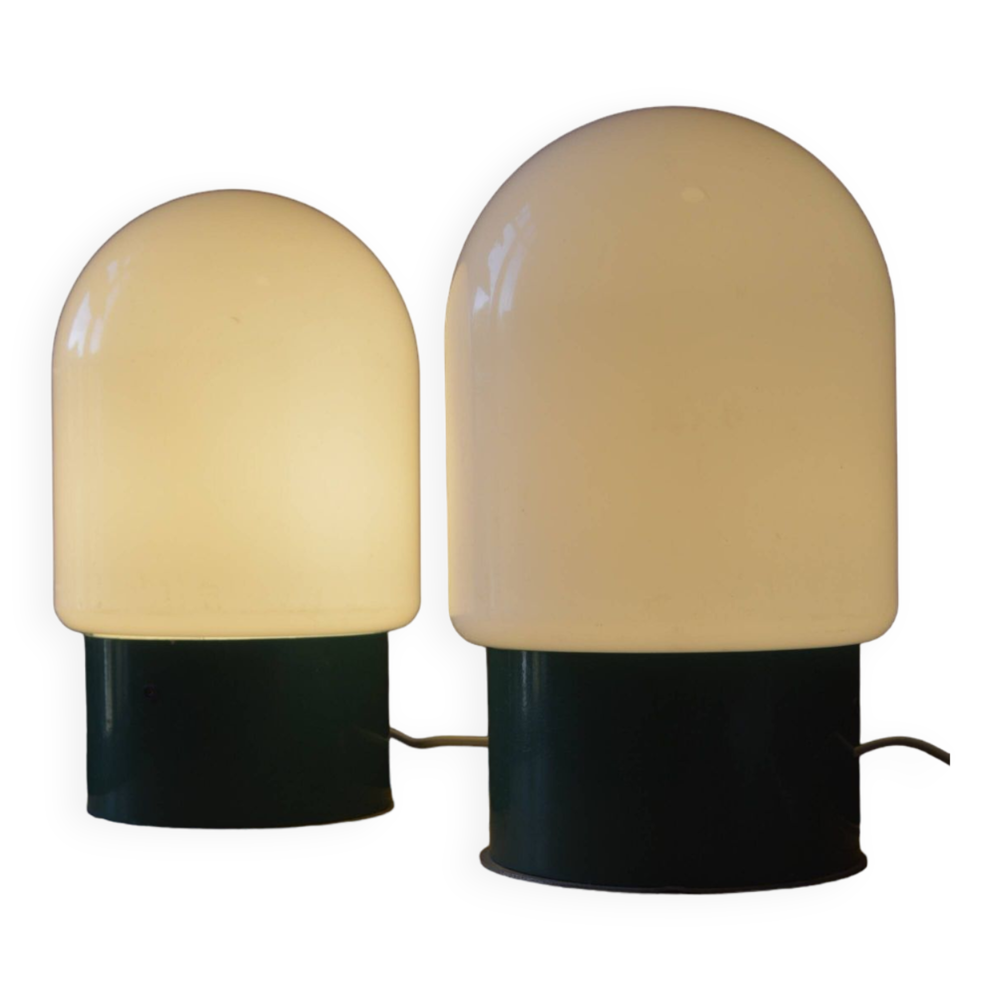 Pair of industrial lamps