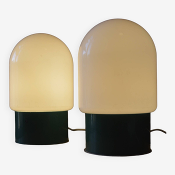 Pair of industrial lamps