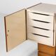 Mid-Century Modern Sideboard, Wood and Travertine, 1970s