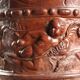 Ancient vase with terracotta stand Italy 20th Century