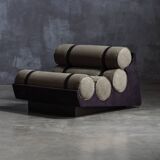 Mid-Century Cylindrical Lounge Chair, Brazil, 1970s