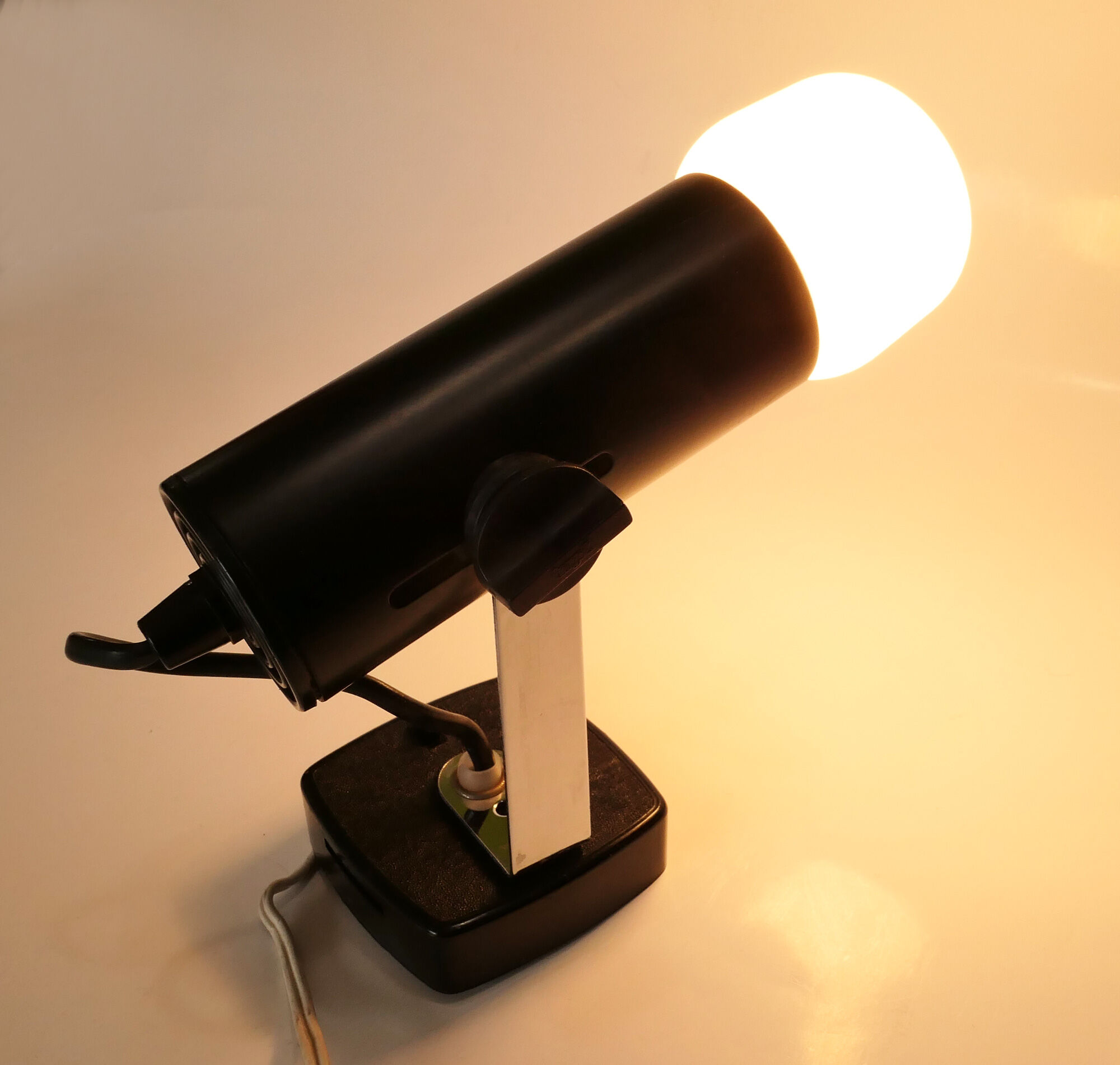 Wall lamp Targetti Sankey Italy 1970's Black