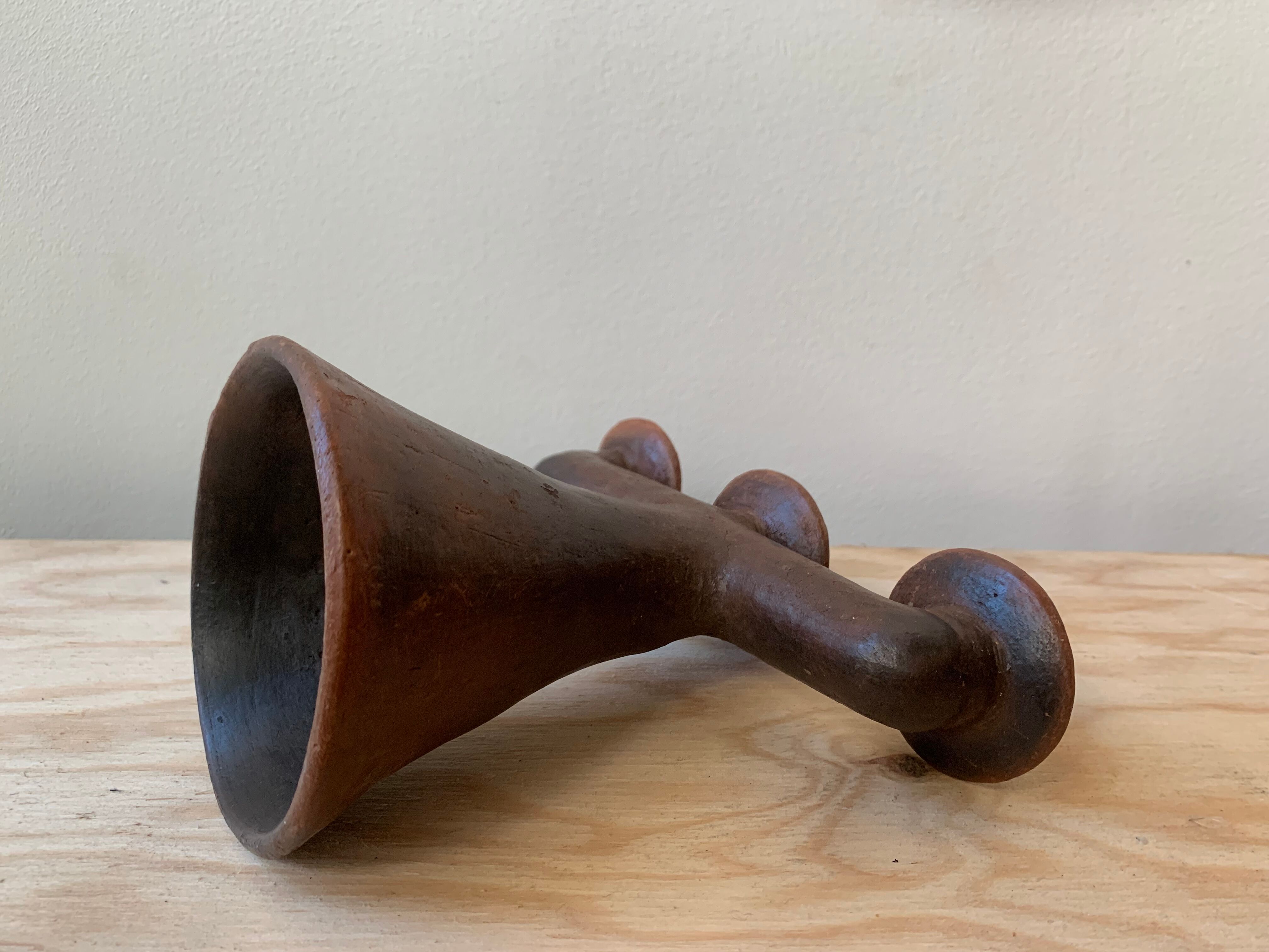 Terracotta candle holder