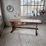 Monastery-style farmhouse table, pine, 210cm