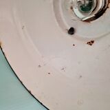 Antique workshop suspension in black metal