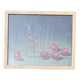 Painting - Still life: Glass of wine and strawberries