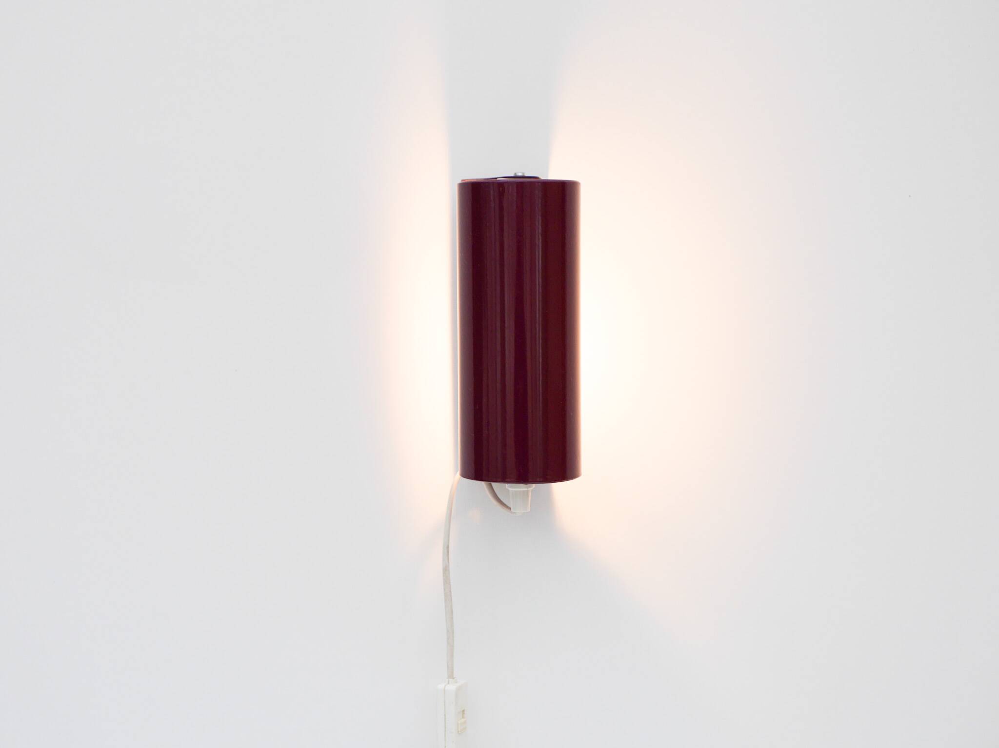 Vintage Burgundy Lod Wall Sconce from Ikea