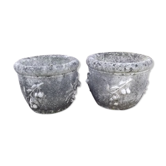 Pair of cache pot in Dordogne 19 th stone