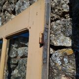 Porte d'entrée en chêne vitrée (4 carreaux)