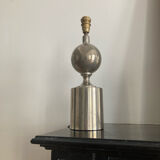 Barbier chromed metal lamp