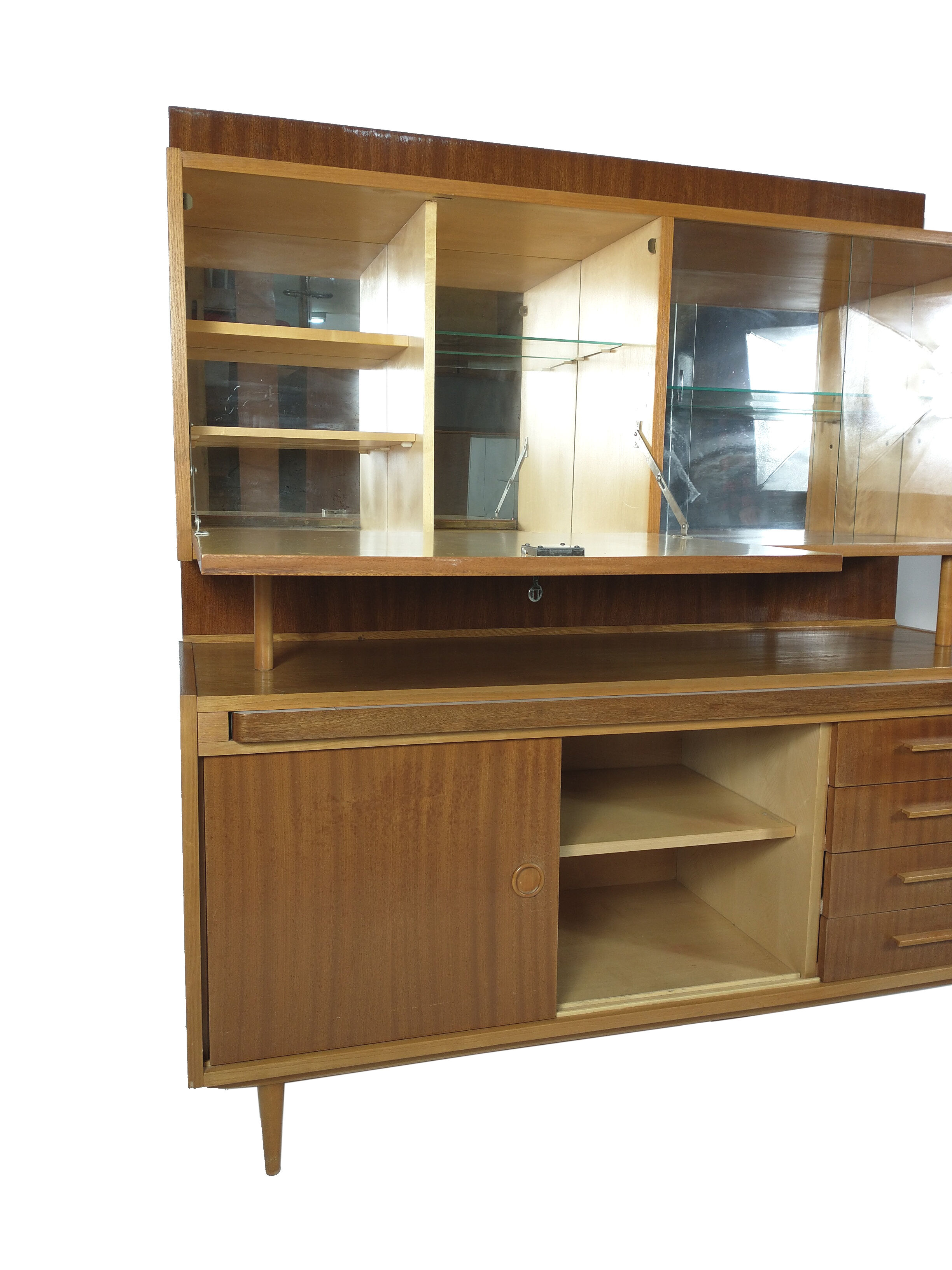Vintage sideboard & desk, 1970s