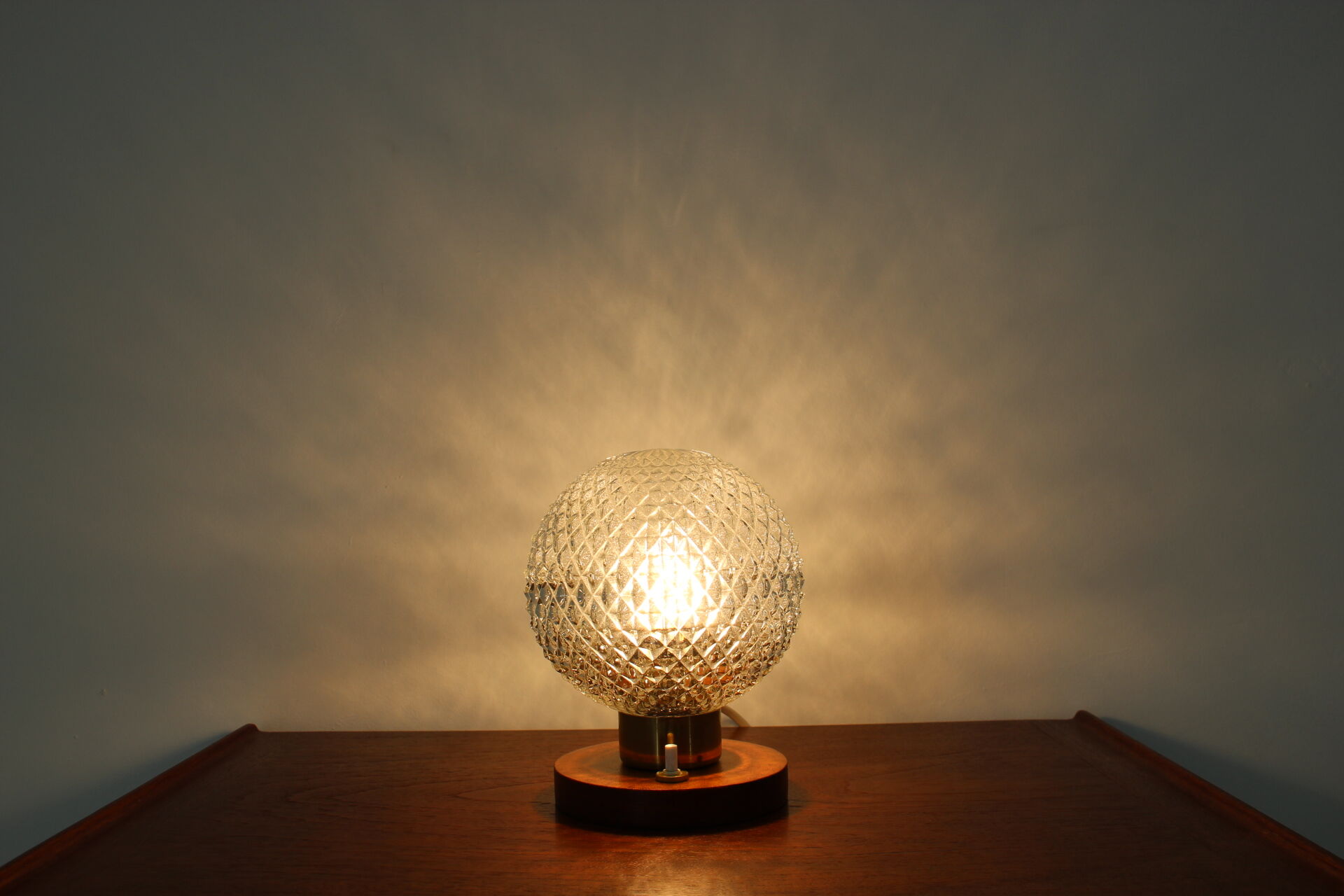 Mid-century ceiling light Kamenický Šenov Preciosa