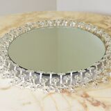 Round Backlit Mirror by Emil Stejnar for Rupert Nikoll Austria 1950s 58cm