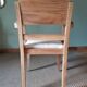 Fauteuil bridge art deco bouclette blanche