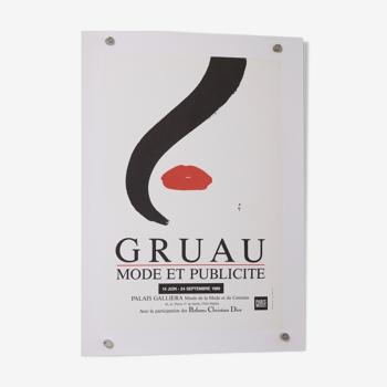 Grau Mode et publicité exposition palais Galliera 1989 56,5x40,5 cm