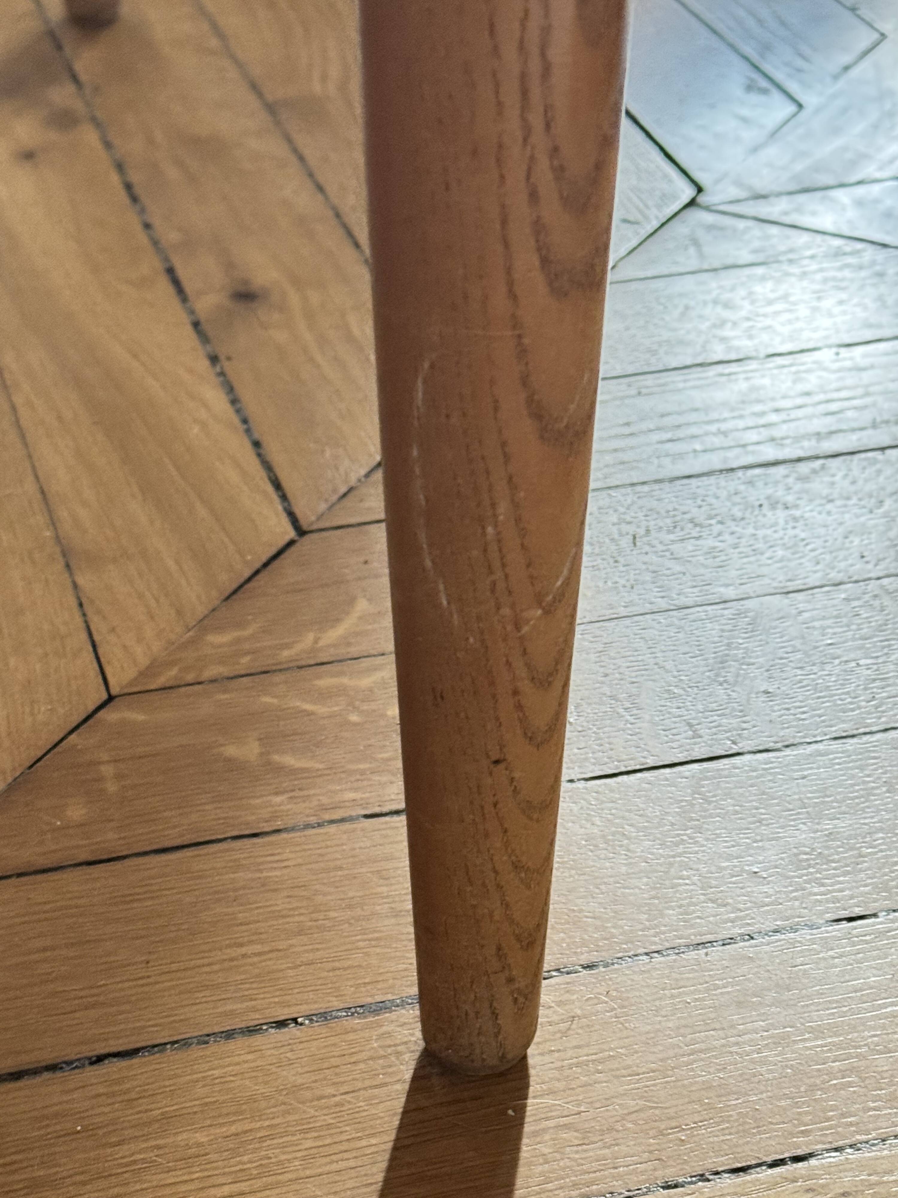 Butterfly leaf dining table, Lubke Vintage 1950s